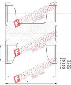Alternative view of 0.135.4633.0 FORCELLA  ORIGINALE
